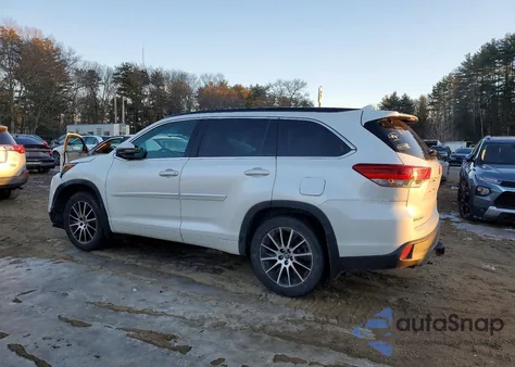 2017 Toyota Highlander Se из США, поврежденный, VIN 5TDJZRFH5HS433480